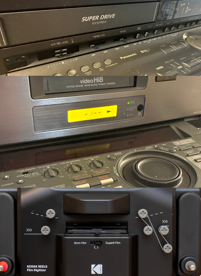VHS-spelare med hög kvalitet som överför dina band till filer.